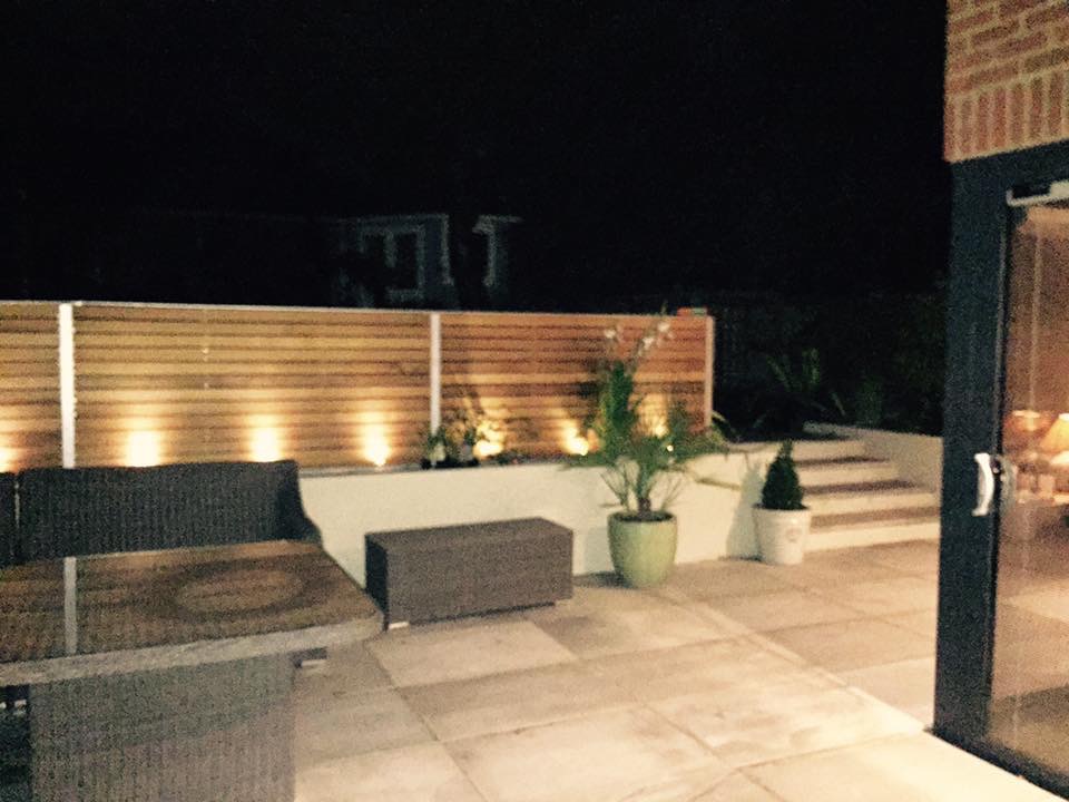 Garden & Skylight Lighting Project – D Porter Electrics